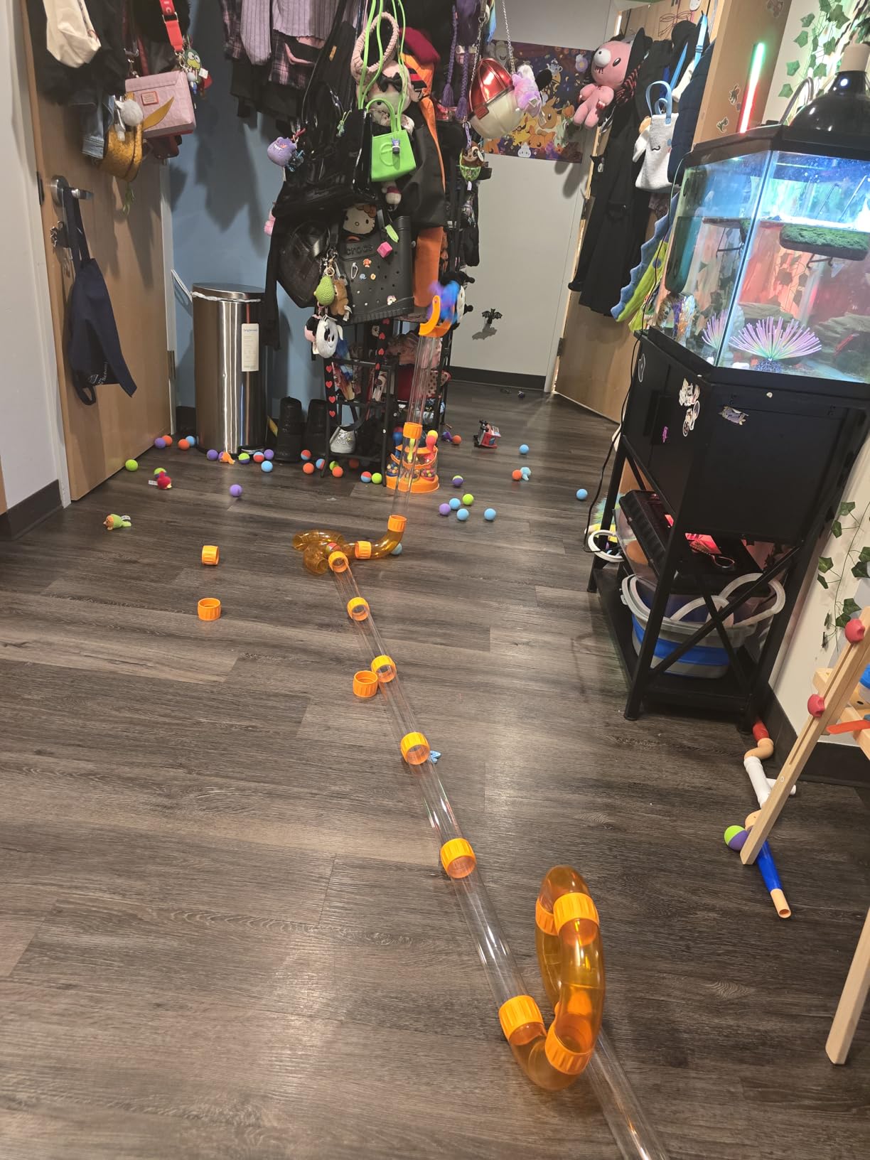 Customer photo of an Air Toobz foam ball run in action