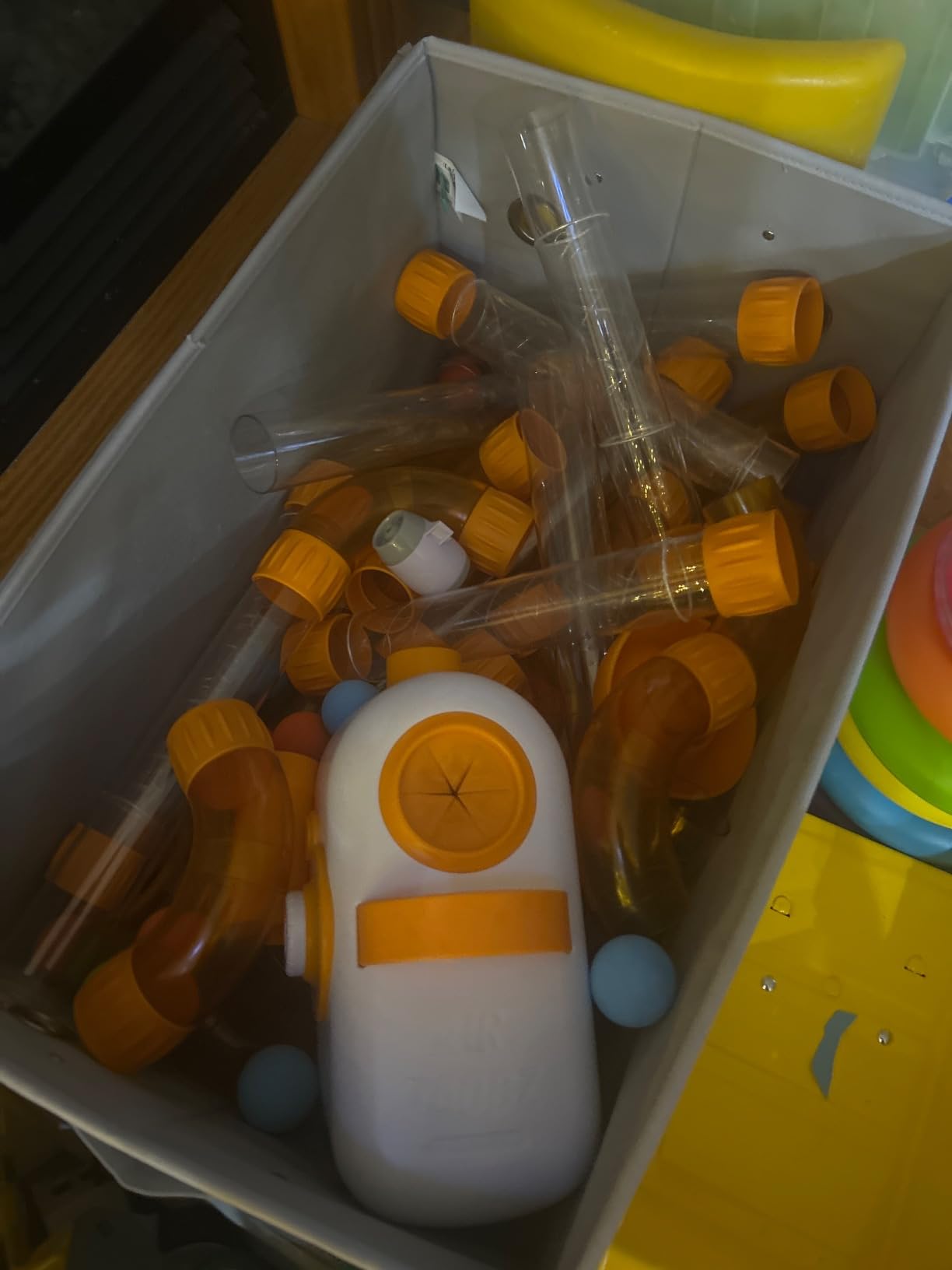 Customer photo of Air Toobz tubes, connectors and fan base parts
